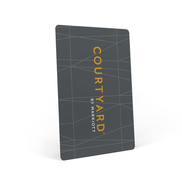 Courtyard Hotels Brand Standard Black Hexagon RFID Key Card