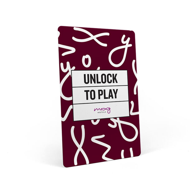 Moxy Hotel RFID Key Card - Unlock to Play - Image 2