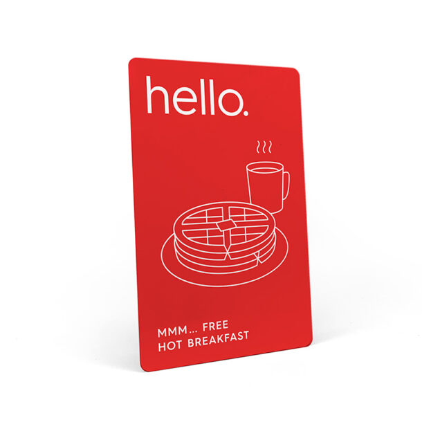 TownePlace Suites Hello Free Breakfast RFID Key Card