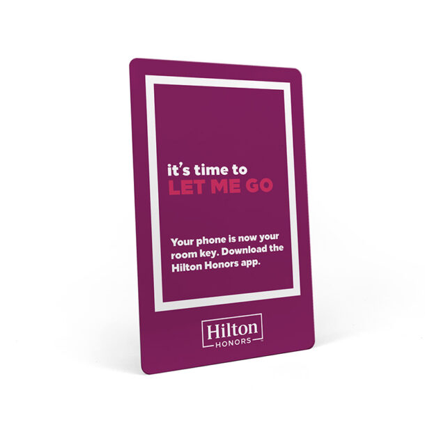 Hilton Honors RFID Key Cards, Let Me Go, NXP MIFARE Ultralight C