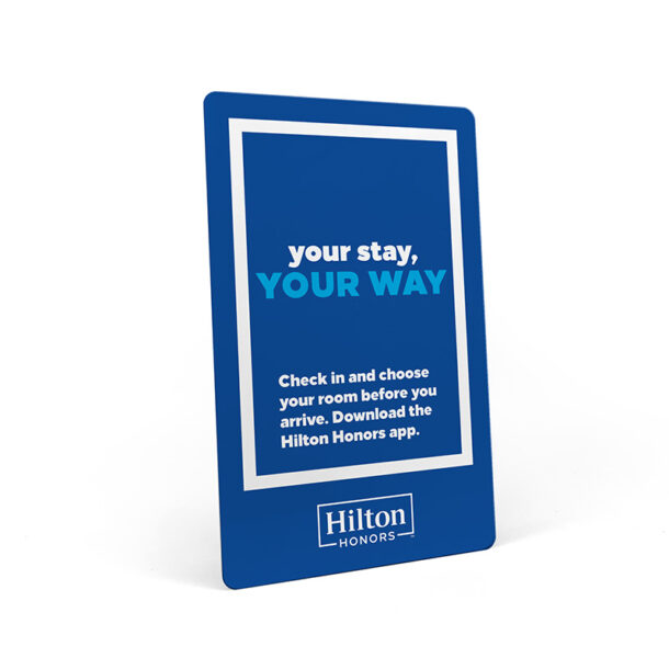 Hilton Honors RFID Key Cards, Your Stay Your Way, NXP MIFARE Ultralight C