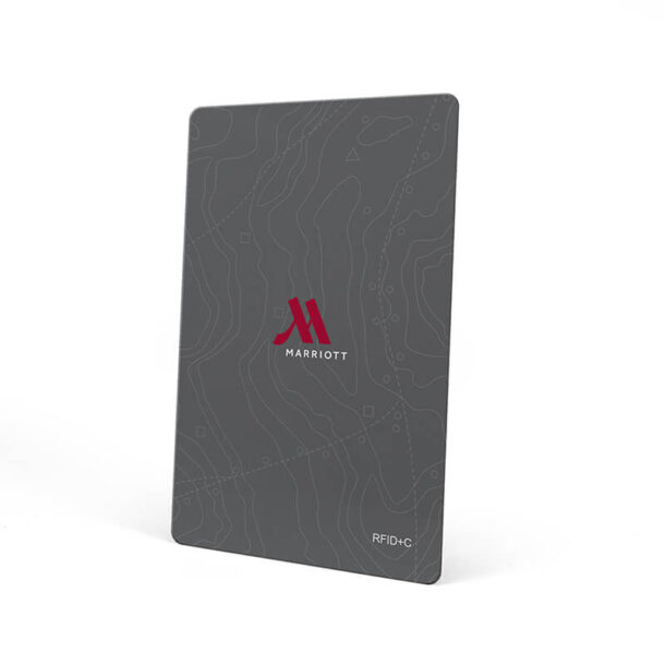 Marriott Hotels RFID 1K Key Card, Black Wave Design - Image 2