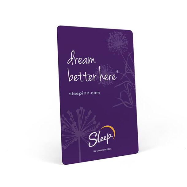 Sleep Inn Dream Better Here RFID Key Card